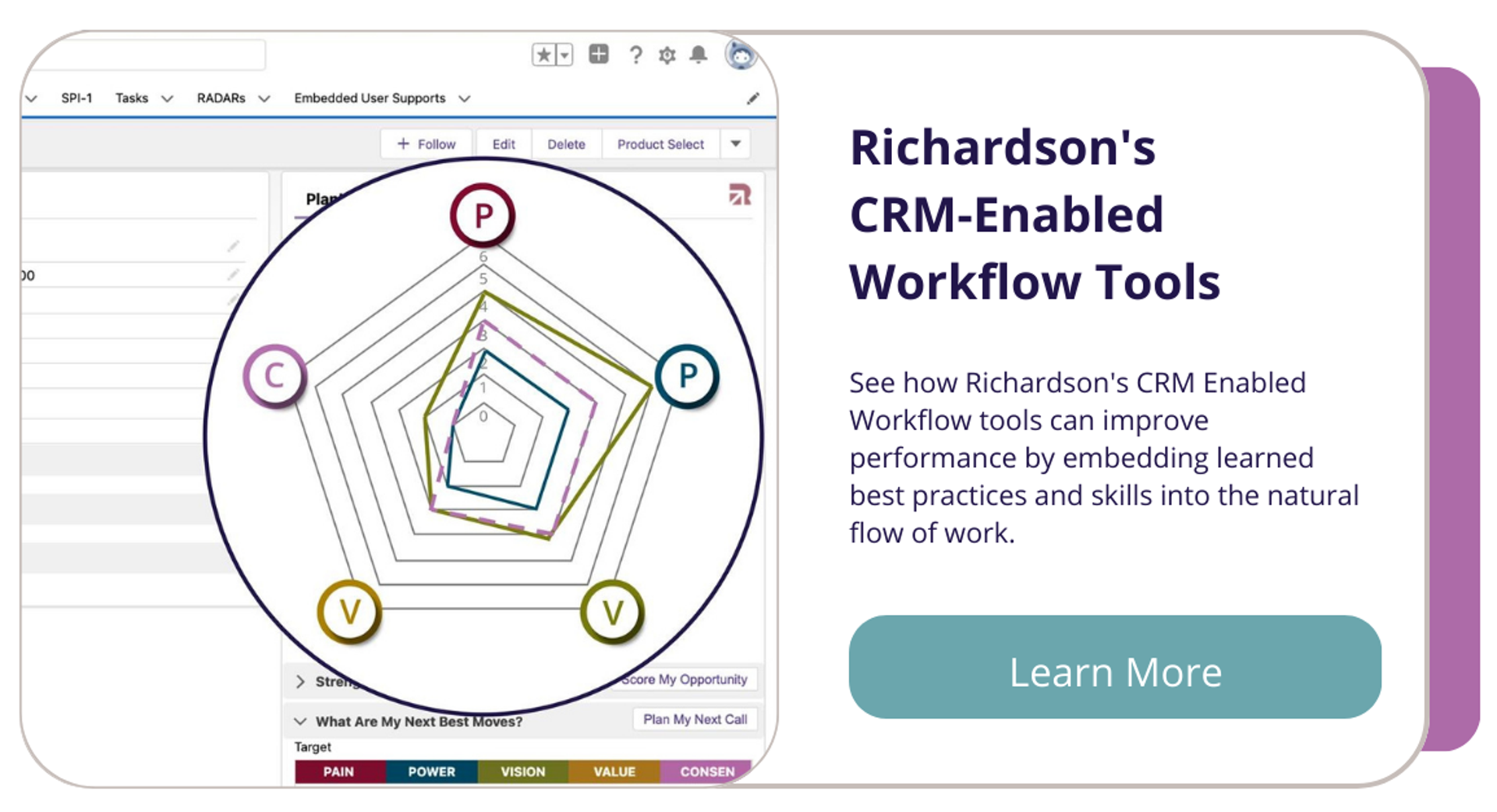 click here to learn about richardson's crm-enabled workflow tools
