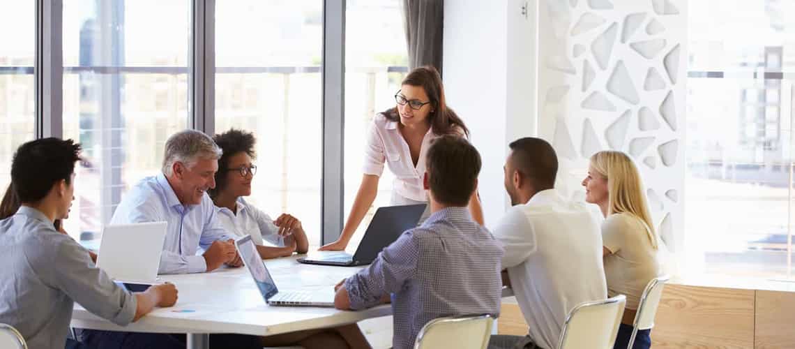 Customization Banner Sales Team Training