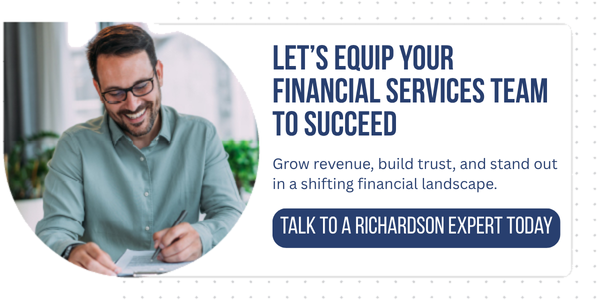 click here to contact richardson to learn about our sales training for financial services teams