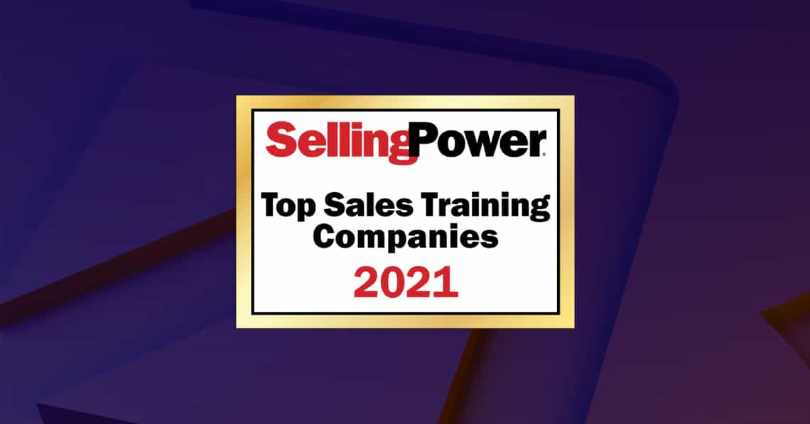 selling power top sales training company award 2021