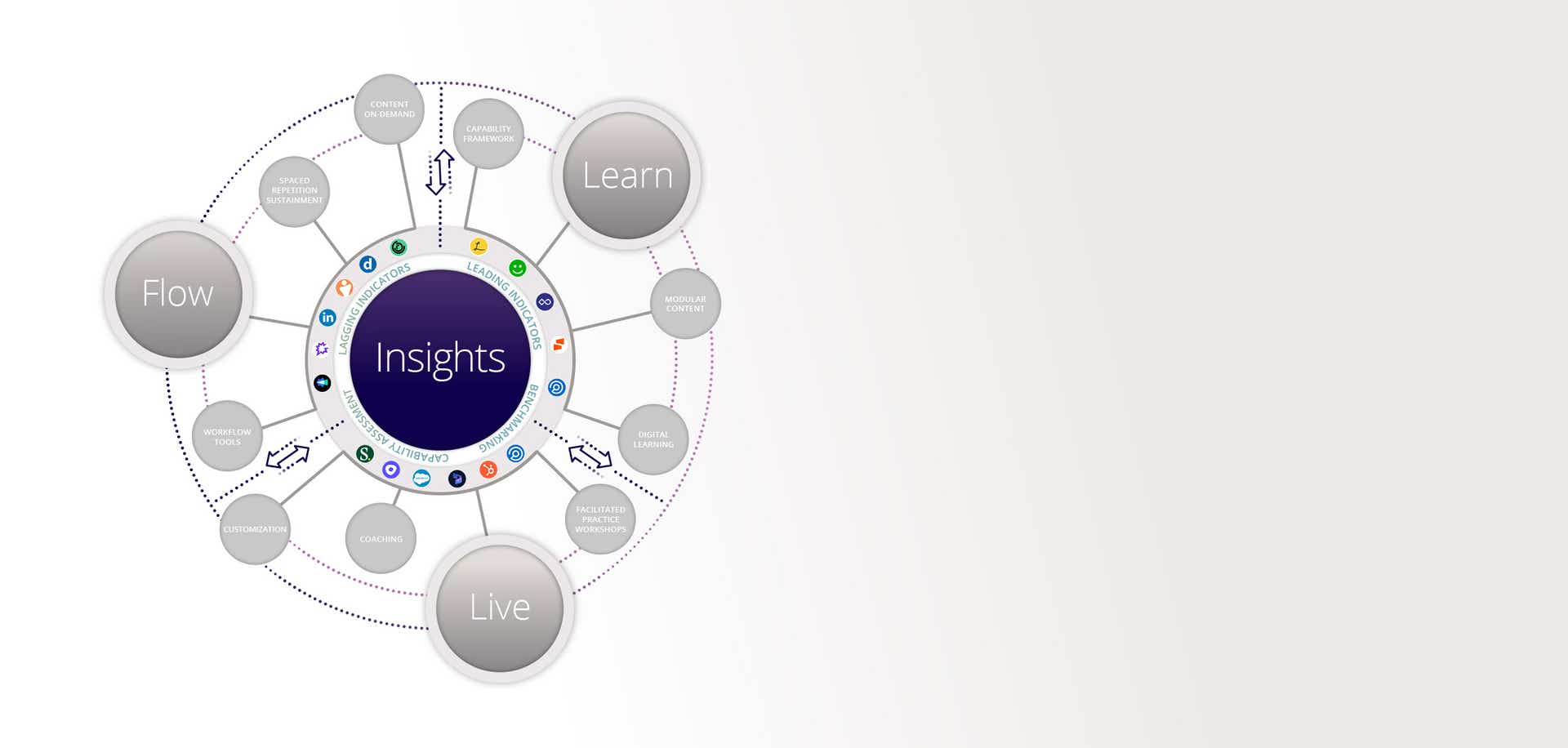 hero banner emphasizing the insights component of the accelerate sales performance system