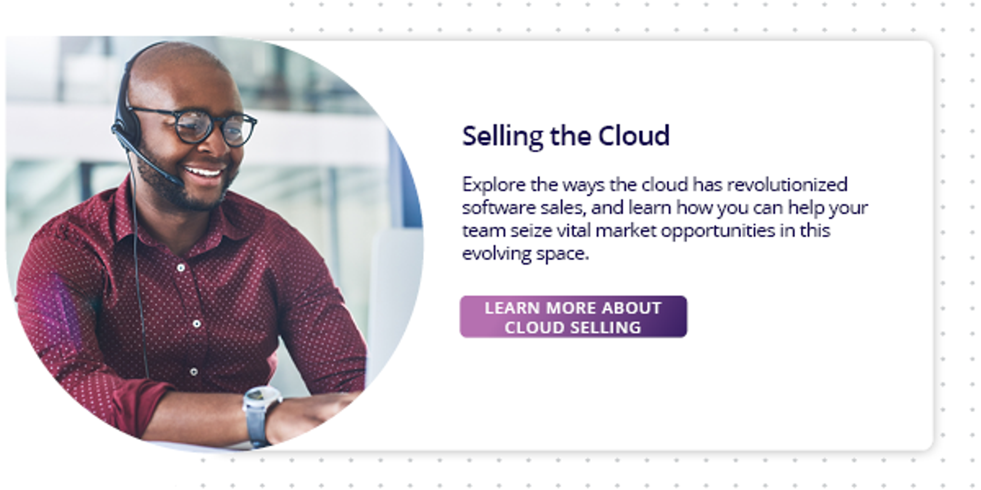 click here to learn about selling the cloud