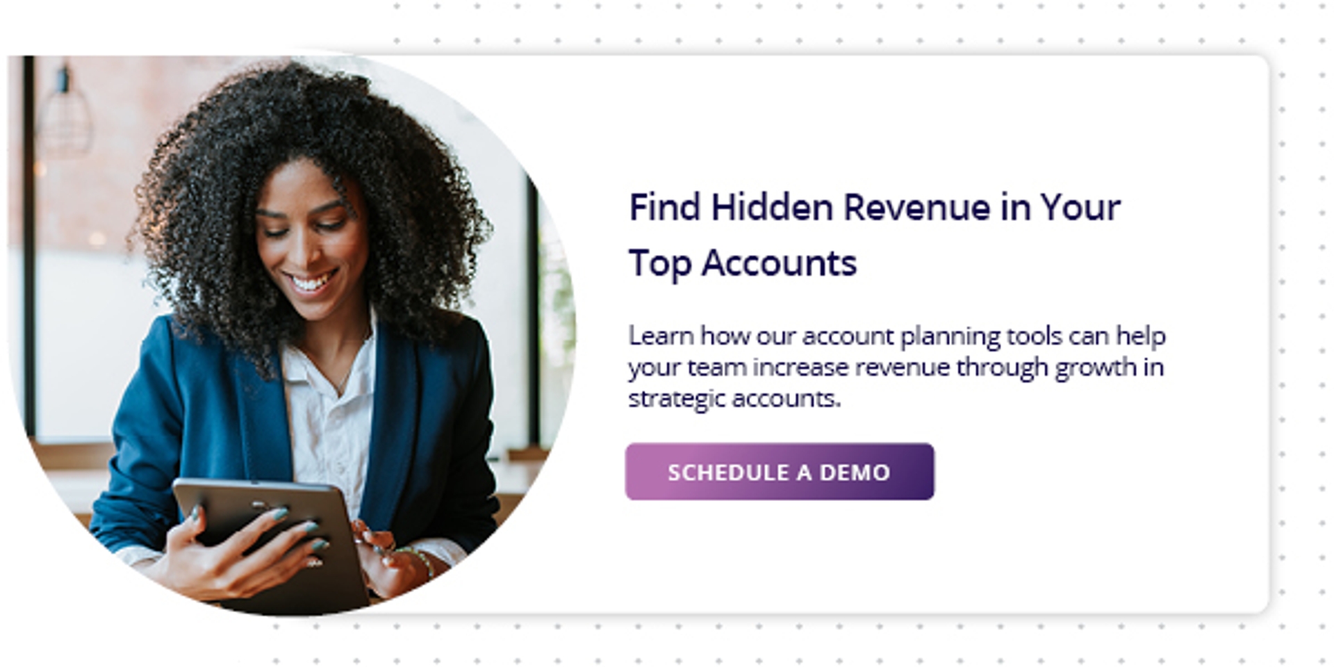 click here to schedule an account planning tools demo