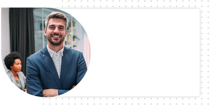 young revenue operations leader smiling at the camera - click here to learn how to improve your business productivity