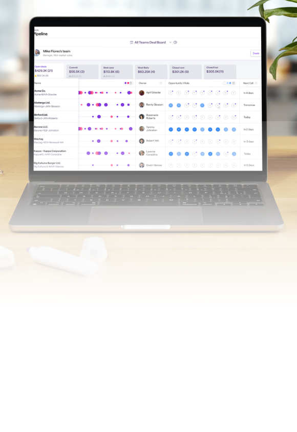 main page banner image showing a preview of the conversational AI smart tracker tool