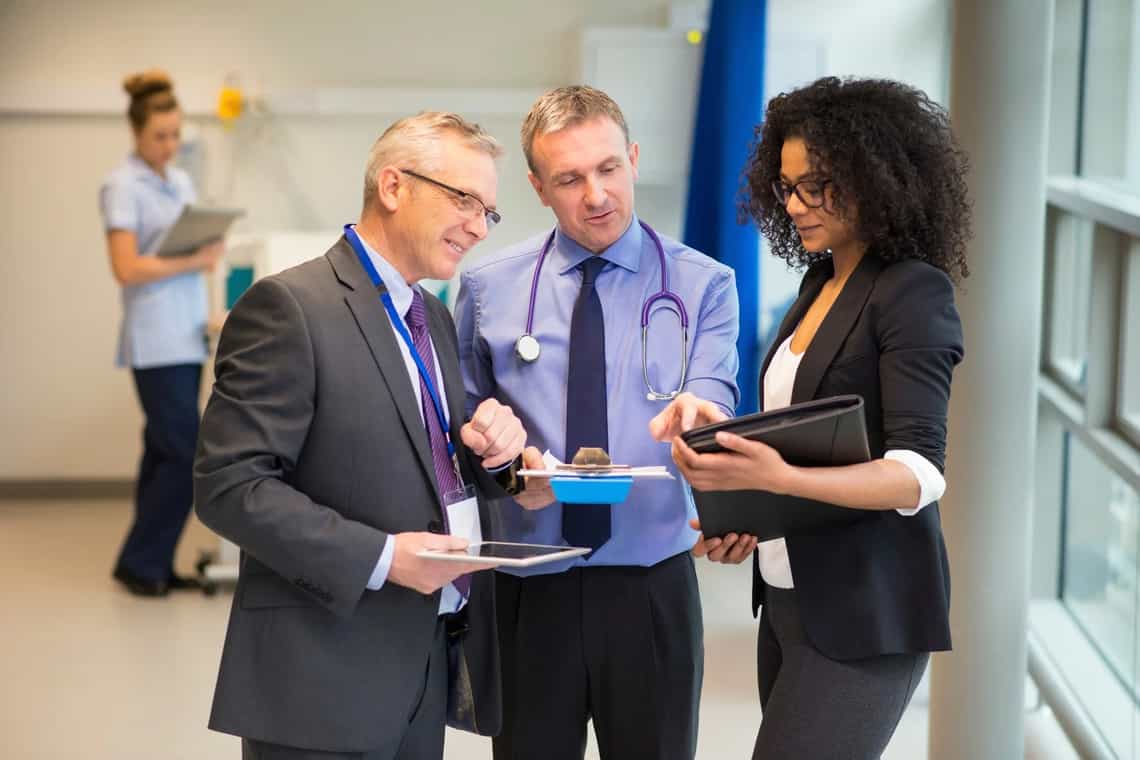 A hero image for the page on challenges facing healthcare sales representatives.
