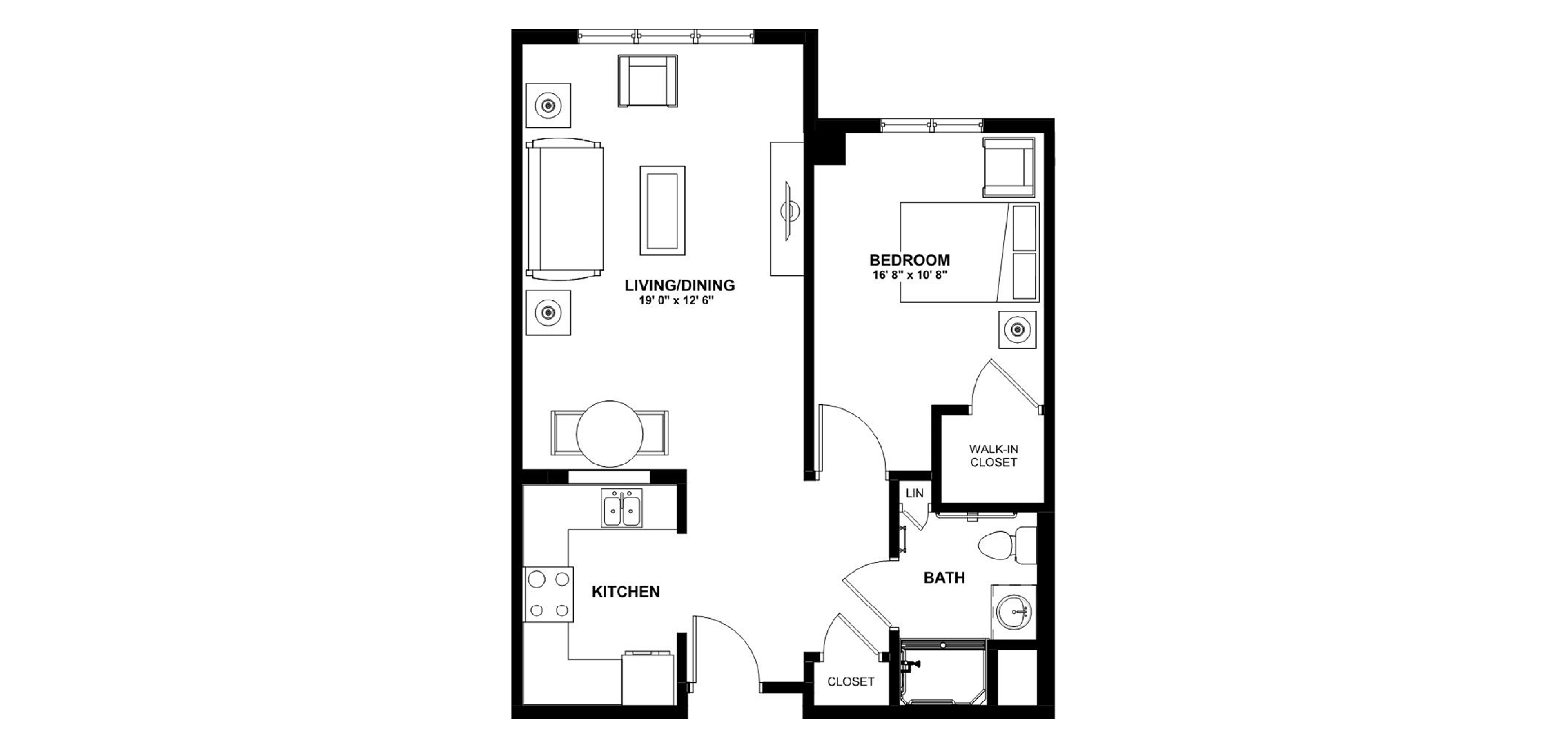 Independent Living One Bedroom