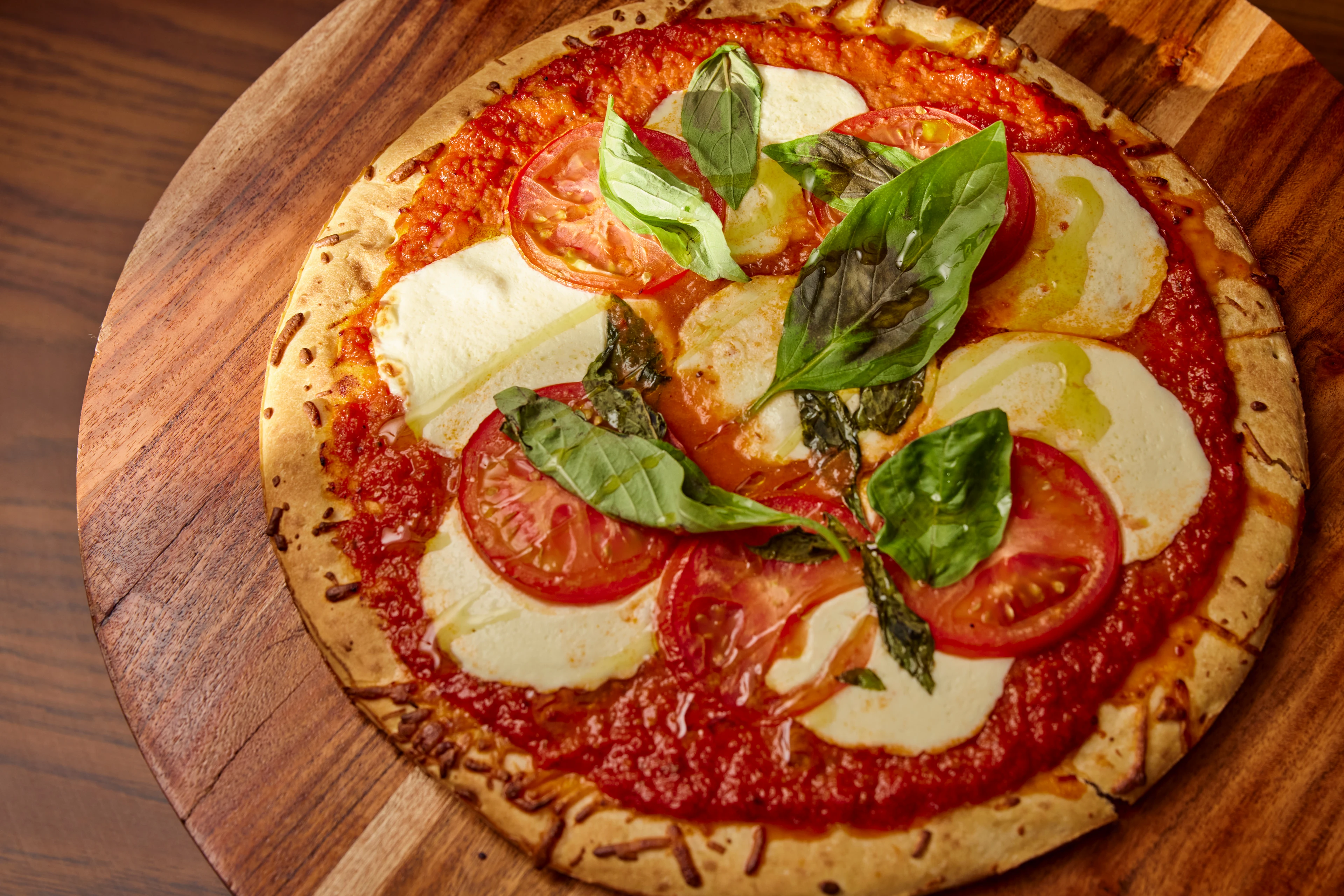 A margarita pizza