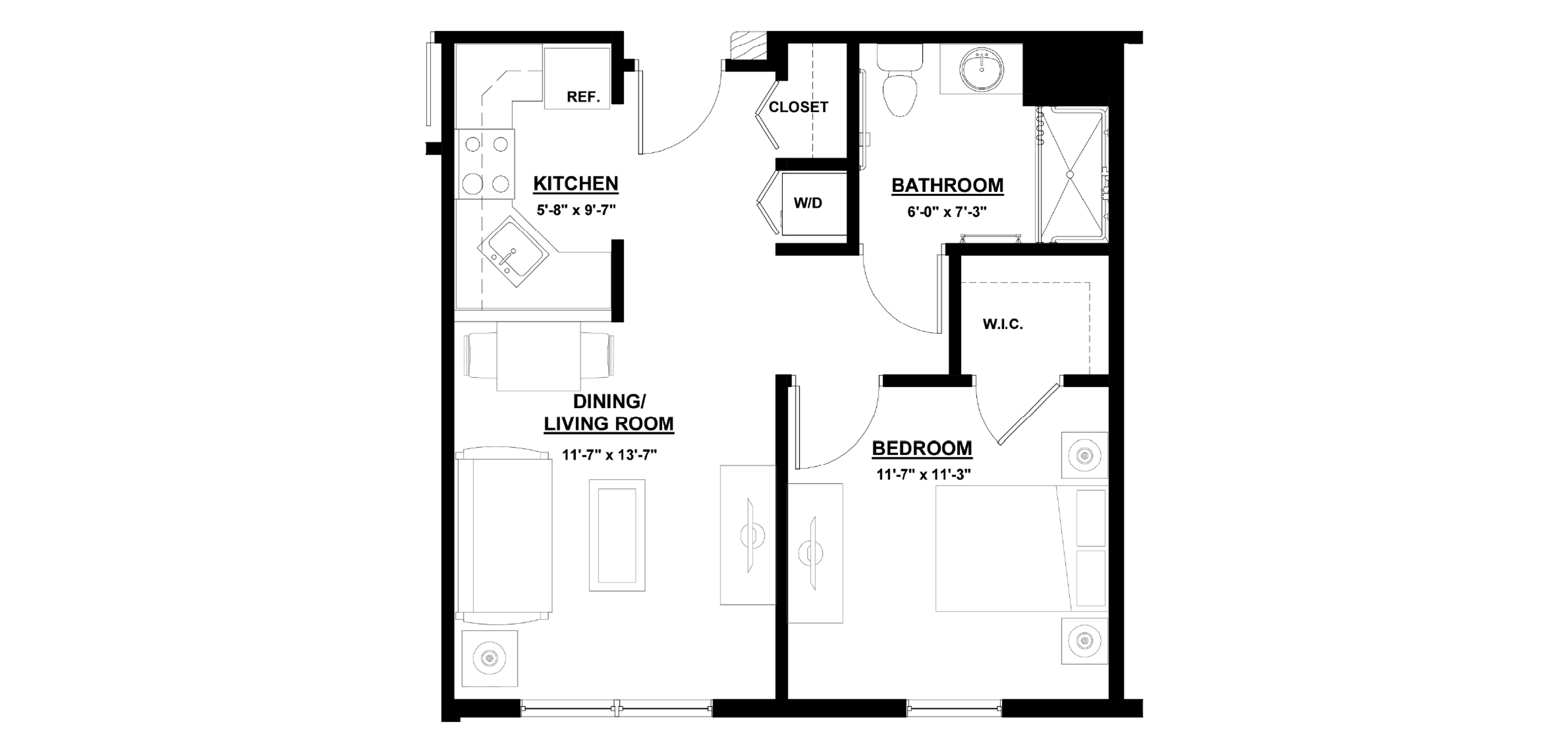 Spring Meadows Independent Living One Bedroom