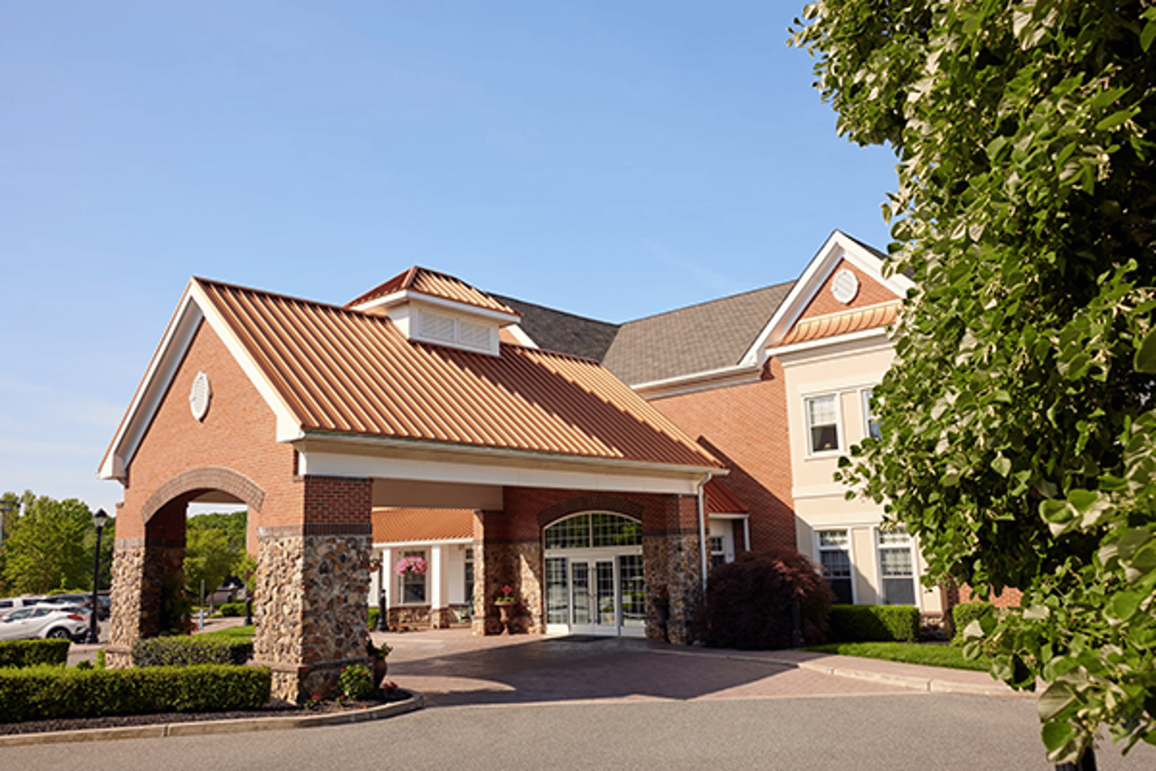 Exterior image of entrance to building
