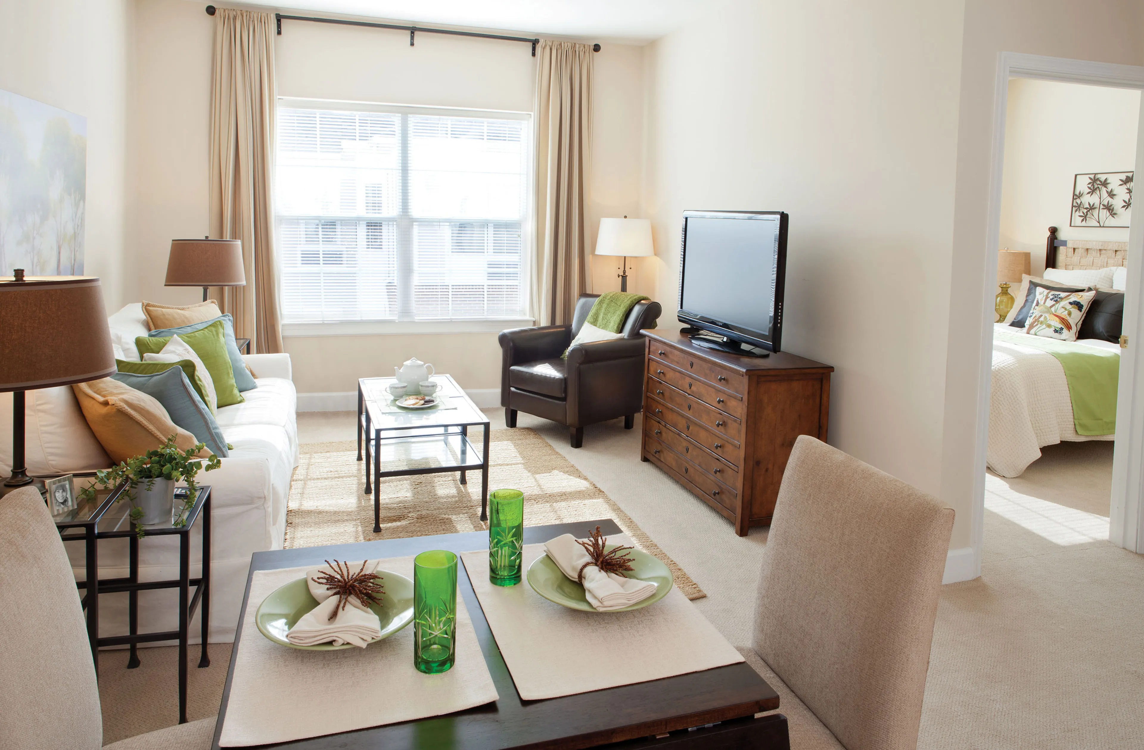 A resident's living room