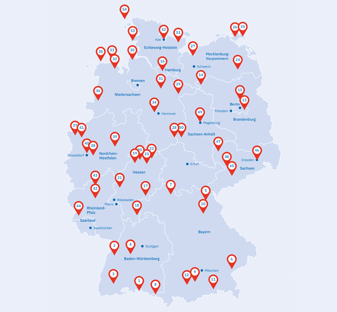 Rund 30 Berlitz Camps deutschlandweit: