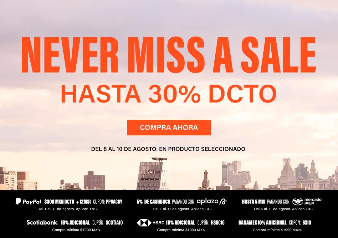 30% de descuento en producto seleccionado. Solo en SteveMadden.com.mx. ¡Compra ya!