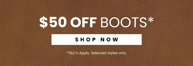 $50 off selected Boots