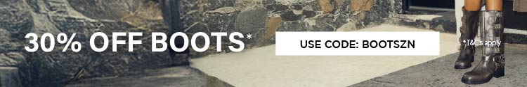 30% Off Boots Now On