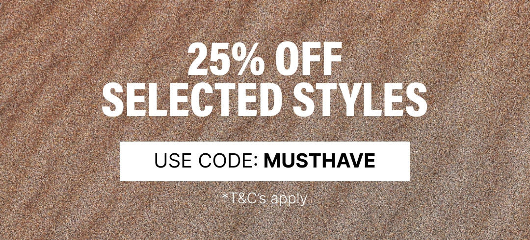 25% Off Select Styles