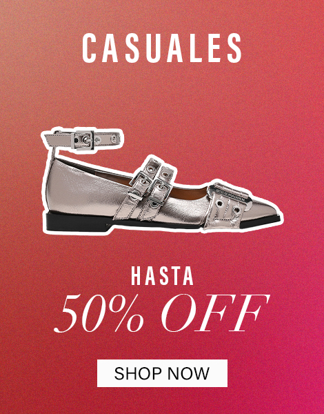 Zapatos casuales a 50%