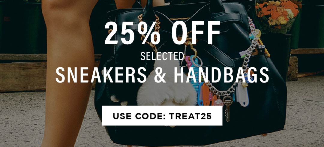 25% Off Selected Handbags & Sneakers
