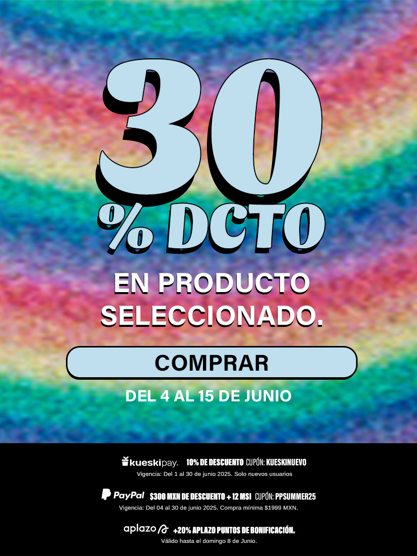 Compra con Hasta 30% de descuento en producto seleccionado del 4 al 15 de Junio del 2025. 