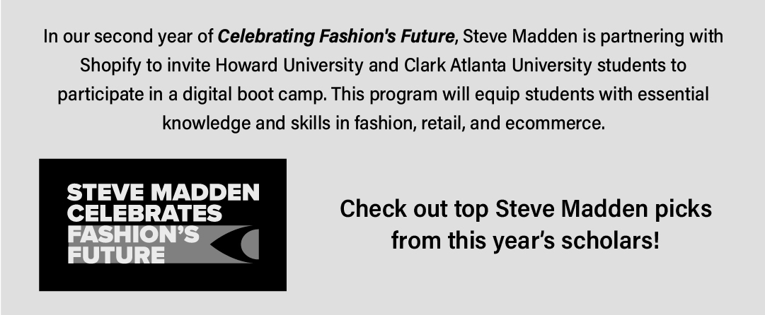 Steve Madden Celebrates Fashion's Future Header