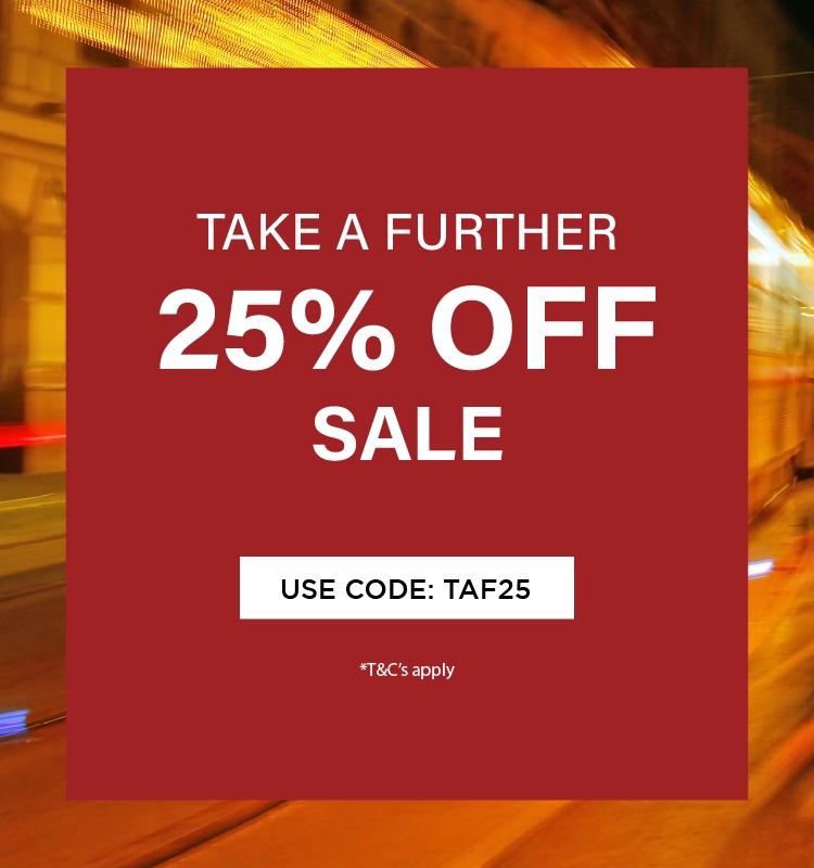 Take A Further 25% Off Sale Now On