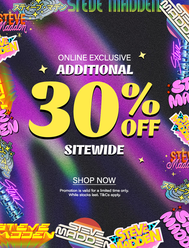 Limited-time EXTRA 30% Sitewide 