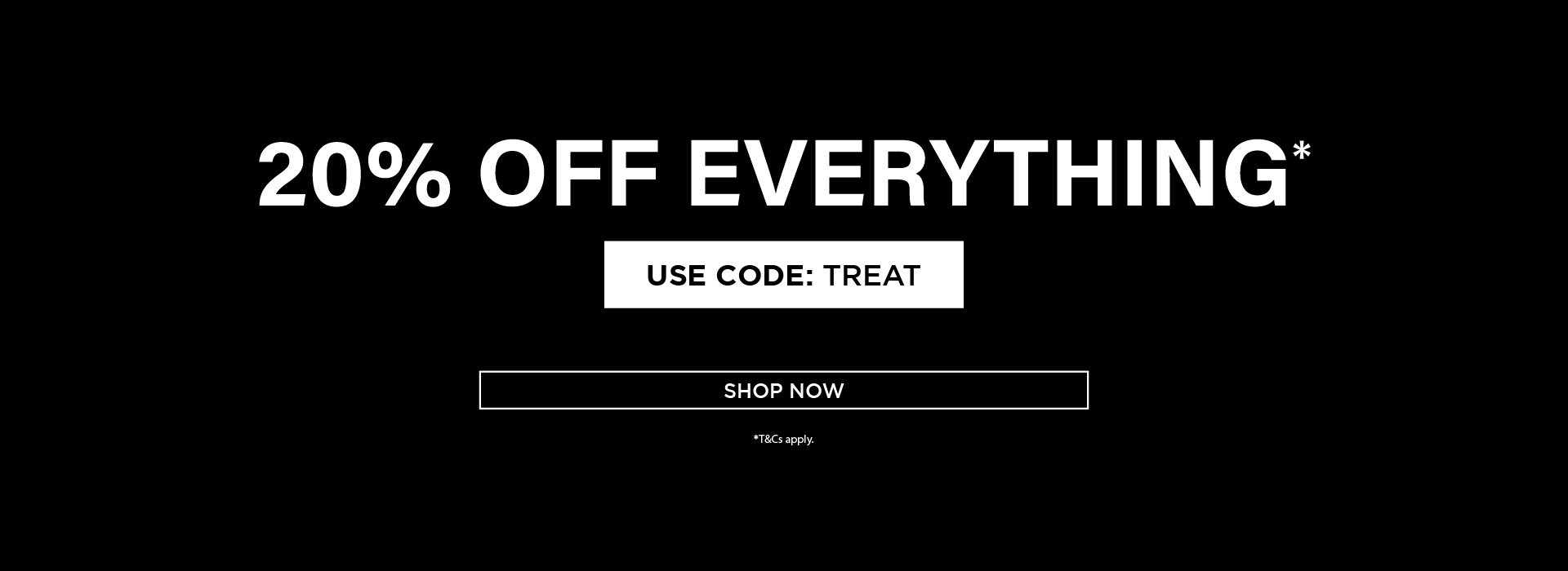 Treat 20% Off Sitewide