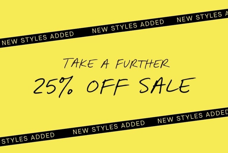 Further 25% off At Checkout
