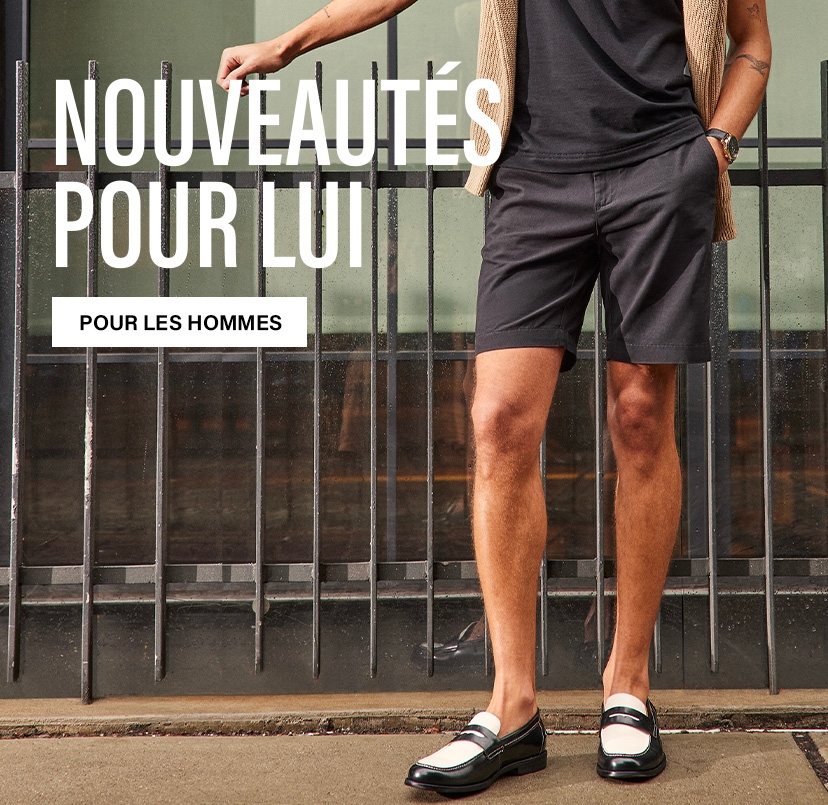 Les nouveautés pour hommes