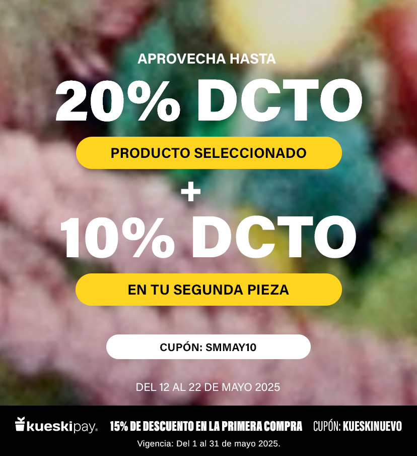 Compra con Hasta 20% Off en productos seleccionados y aprovecha 10% con Off adicional en tu segunda compra en Steve Madden México. Cupón:SMMAY10 . Vigencia del 12 al 22 de Mayo.