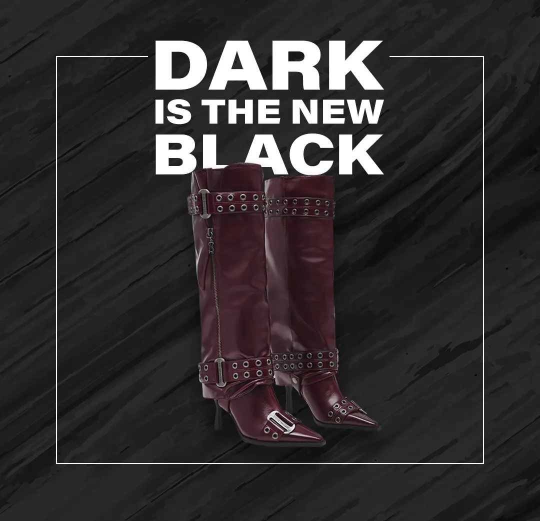 Dark is the New Black by Steve Madden: tonos oscuros, bold vibes y estilo que brilla de día y de noche.