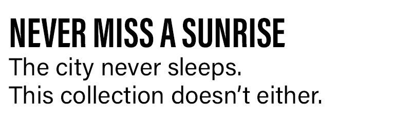 Never Miss a Sunrise Header