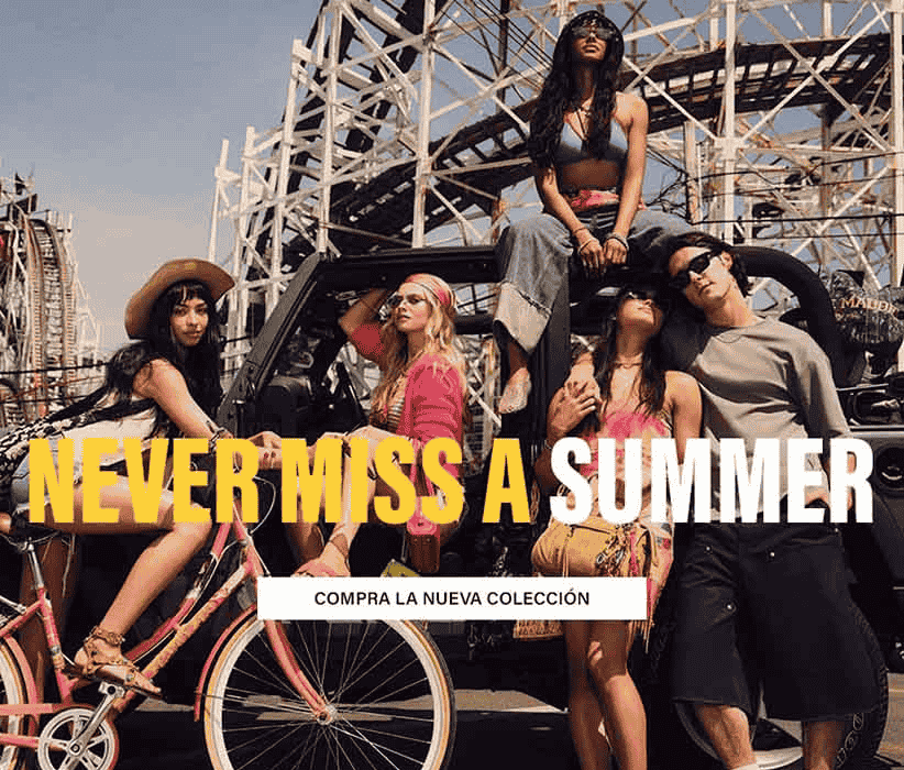 La nueva campaña NEVER MISS A SUMMER25 llegó a Steve Madden México. Sorpréndete cono su Calzado, Bolsas, Ropa y Accesorios para este verano 2025.