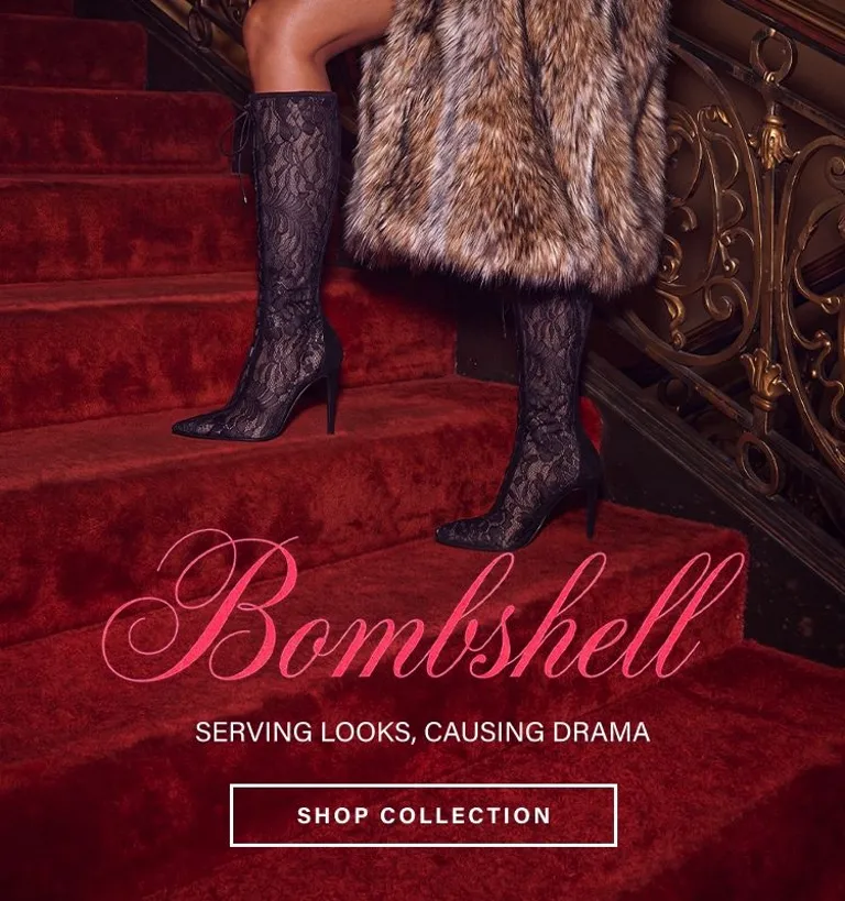 BOMBSHELL featuring our black lace styles.