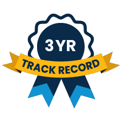 3-YR Track Record Ribbon