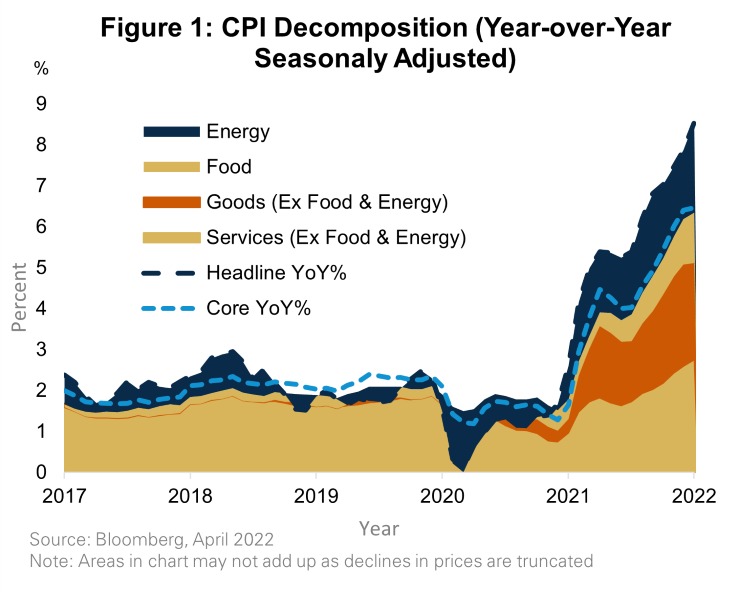CPI Decomposition (Year-Over-Year Seasonally Adjusted)