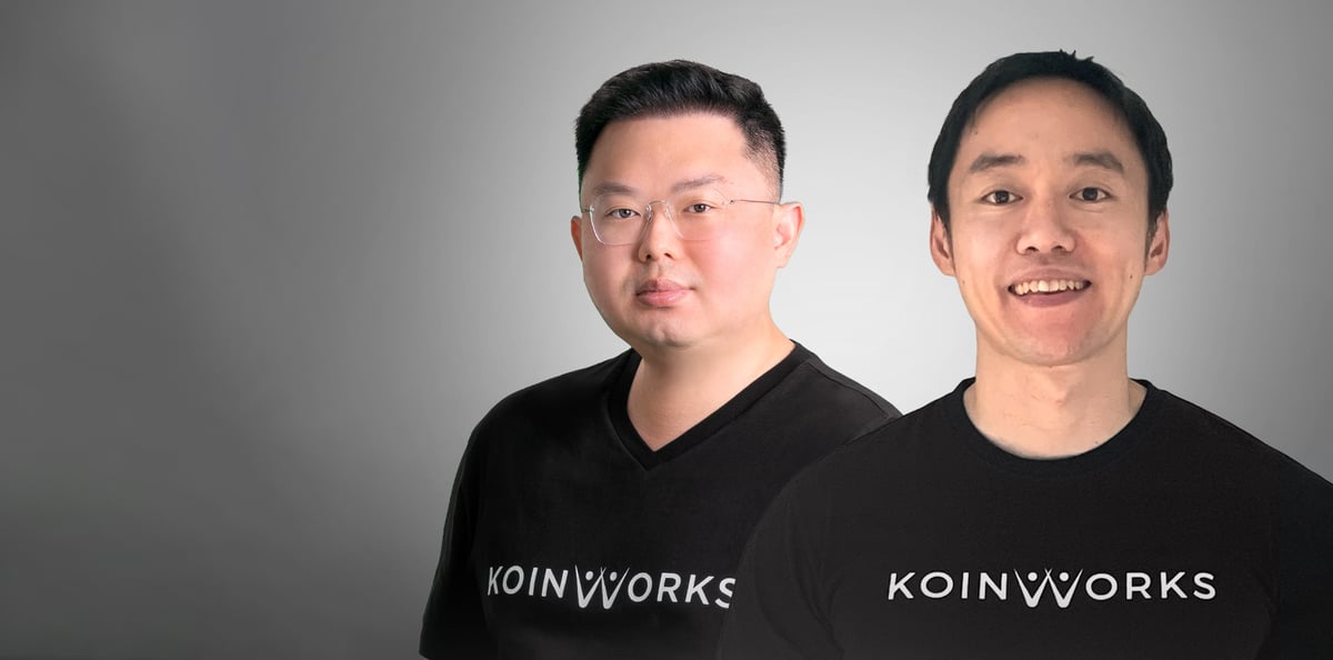Left : Willy Arifin, Chairman and Co Founder of KoinWorks, Right : Benedicto Haryono, CEO and Co Founder of KoinWorks