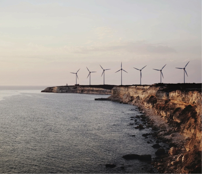 on shore turbines
