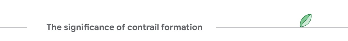 The significance of contrail formation