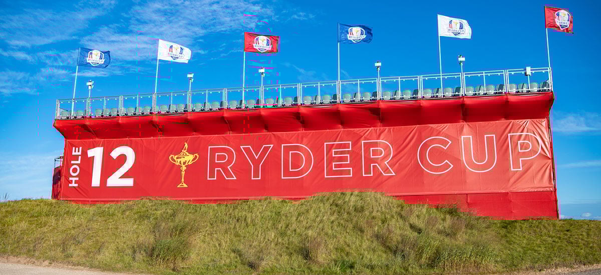 The Ryder Cup at Whistling Straights Golf Course in Kohler, Wisconsin.