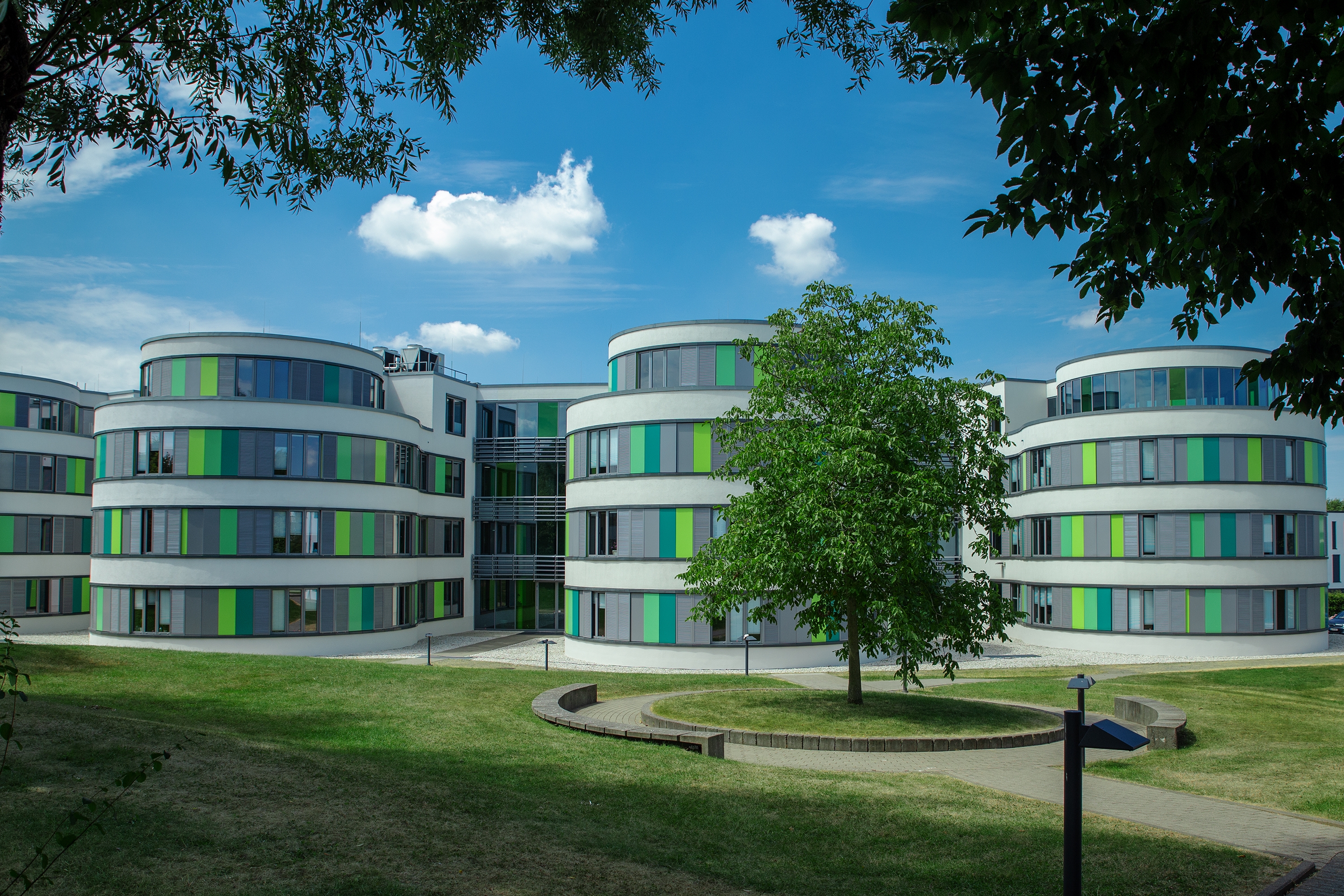 The main building of the INFORM campus in Aachen, Germany.