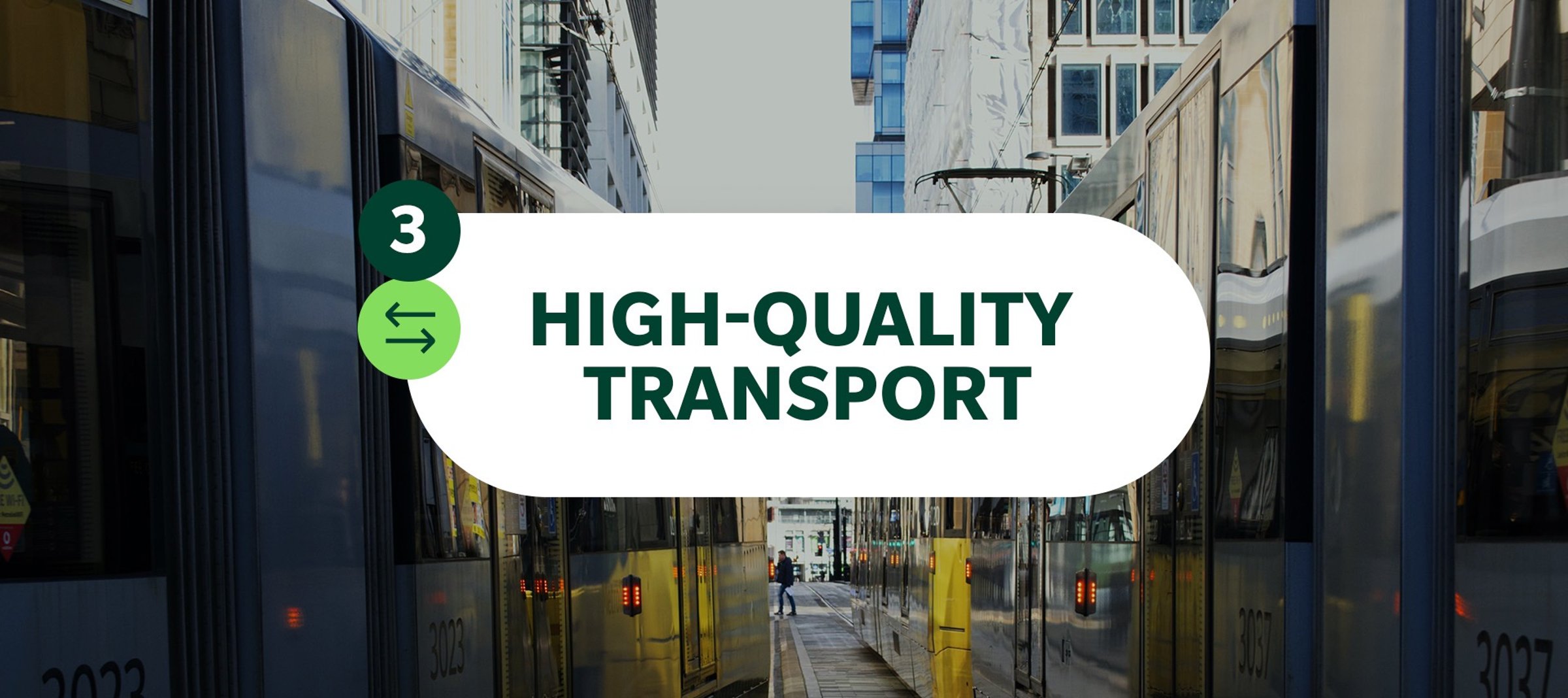 slide 3 high quality transport over a bus station corridor