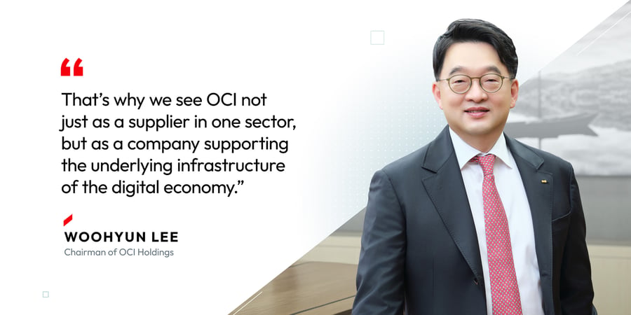 “That’s why we see OCI not just as a supplier in one sector, but as a company supporting the underlying infrastructure of the digital economy,” he says. 