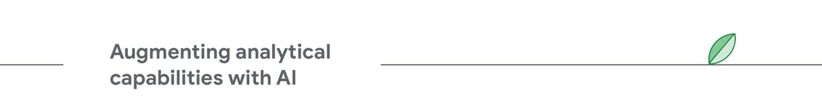 Augmenting analytical capabilities with AI