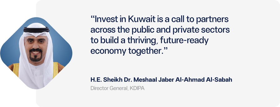Quote by H.E. Sheikh Dr. Meshaal Jaber Al-Ahmad Al-Sabah
