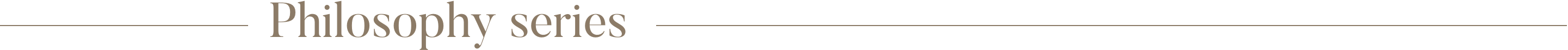 Philosophy Series
