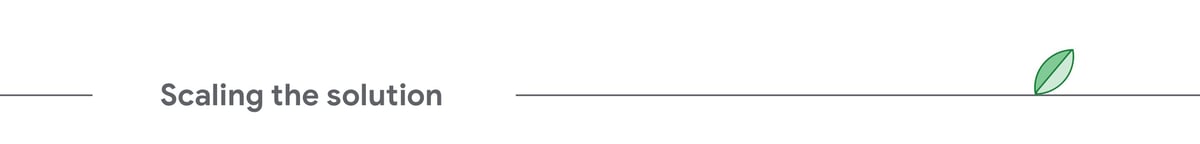 Scaling the solution