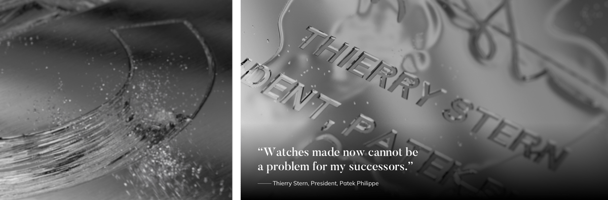 “Watches made now cannot be a problem for my successors.”