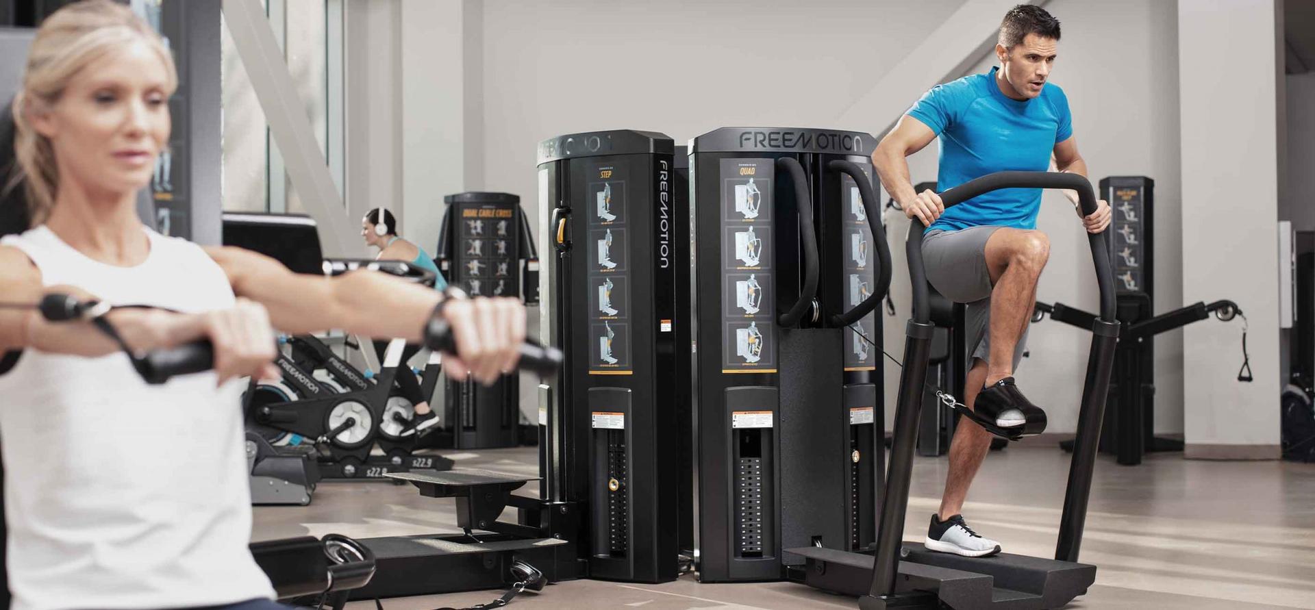 Freemotion Dual Cable Cross in a commercial gym