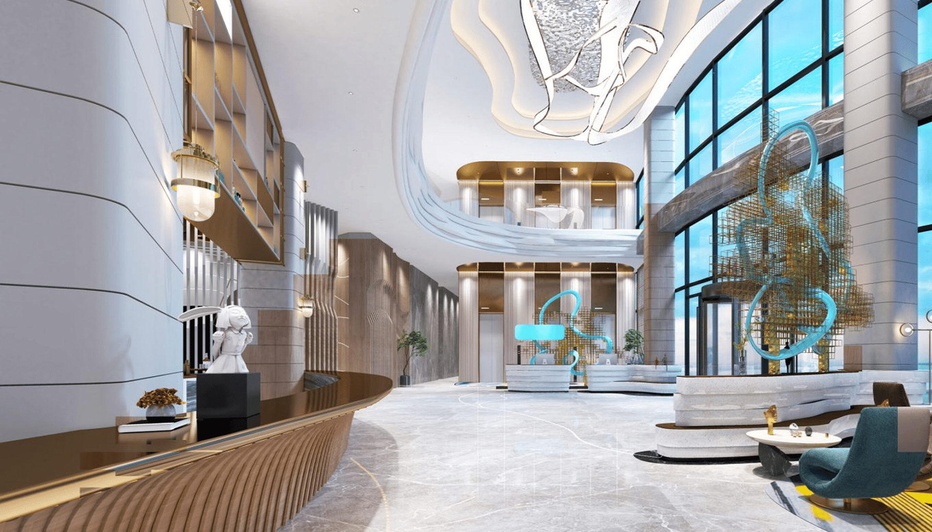 Hotel wellness space